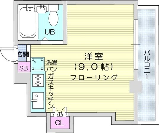 西１８丁目駅 徒歩2分 10階の物件間取画像